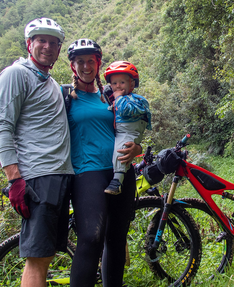 Daan, Jess and Finn NZ Kayak School, Murchison, New Zealand