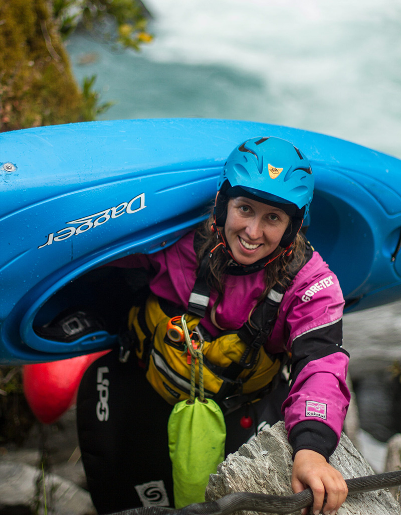 Jess Matheson NZ Kayak School, Murchison, New Zealand